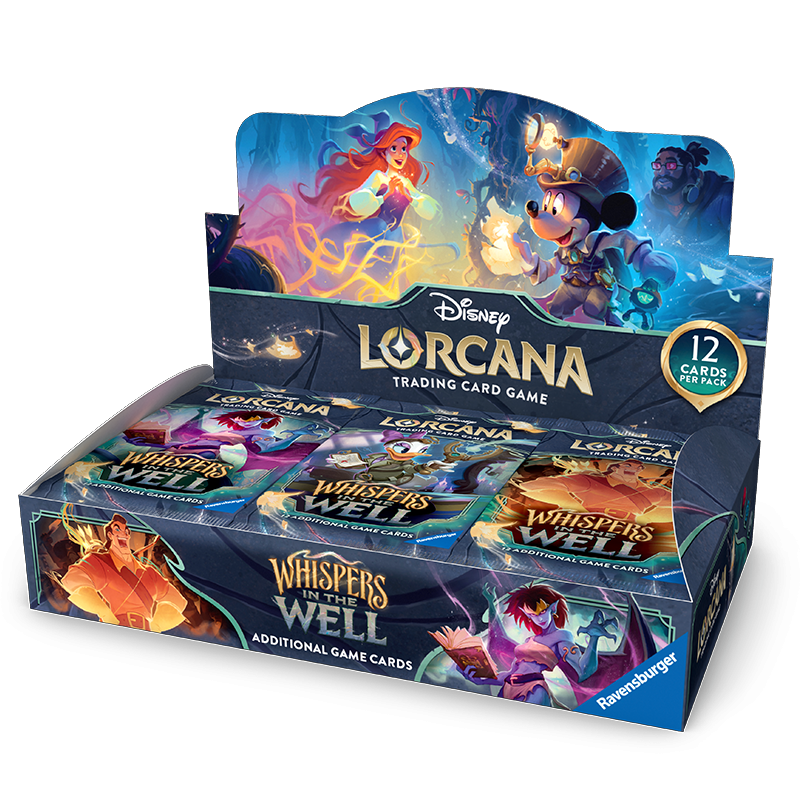 disney lorcana whispers of the well boosterbox