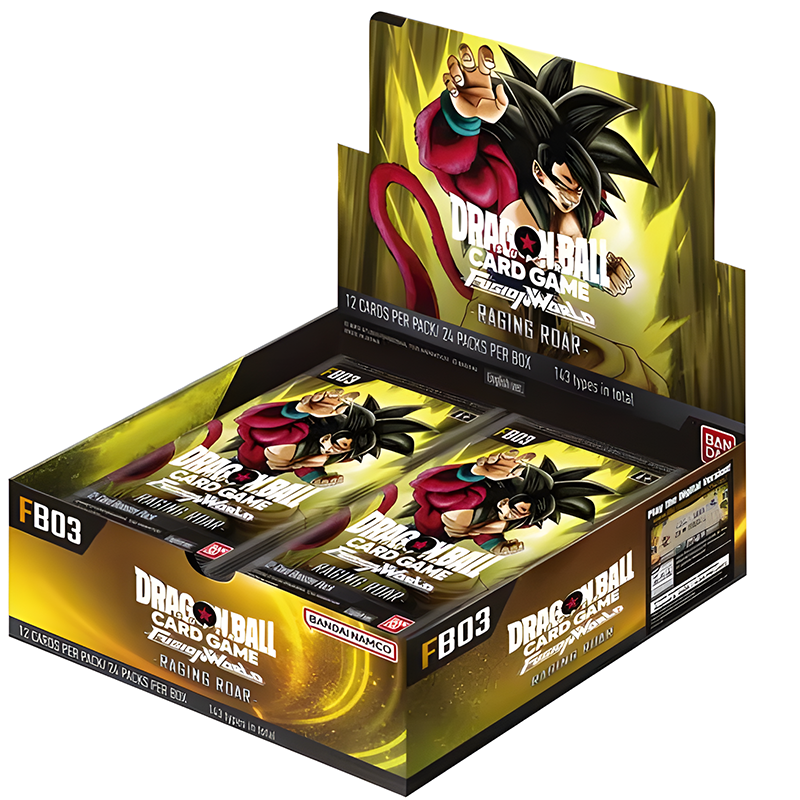 Dragon Ball Super Card Game - Fusion World FB03 Raging Roar - Booster Box
