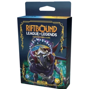 🎮 Riftbound: League of Legends – Origins Champion Deck Kies jouw Champion | 56 Kaarten Speelklaar Deck | Inclusief Booster Stap direct in de wereld van Riftbound, de strategische trading card game gebaseerd op het wereldwijde fenomeen League of Legends. Riftbound is ontworpen voor ultieme multiplayer actie. Speel intense 1v1 duels, vorm teams van twee of ga voor complete chaos in een free for all met vier spelers. Strategie, timing en slimme synergie bepalen wie de Rift domineert. 🌟 Origins – De Eerste Set Origins is de allereerste set van Riftbound en bevat maar liefst 300 verschillende kaarten. Je vindt hierin bekende Champions uit de game en animatieserie, waaronder: Jinx Viktor Lee Sin Combineer jouw Champion met Units en signature Spells en bouw een strategie die past bij jouw speelstijl. 🔥 Kies Jouw Champion Deck (GEEN SET) Dit product betreft één individueel Champion Deck naar keuze. Je kiest zelf welke Champion jij wilt spelen: Jinx Viktor Lee Sin Een Champion Deck bevat alles wat je nodig hebt om direct te starten én je eerste collectie op te bouwen. 📦 Inhoud Champion Deck – Origins Elk deck bevat: 1 kant-en-klaar deck van 56 kaarten Inclusief 3 rares Inclusief de gekozen Champion (Jinx, Viktor of Lee Sin) 1 boosterpack van League of Legends Origins 1 papieren playmat 1 kartonnen deckbox 1 boekje met spelregels en deckbuilding tips De meegeleverde booster is perfect om je deck direct te upgraden of je verzameling uit te breiden.