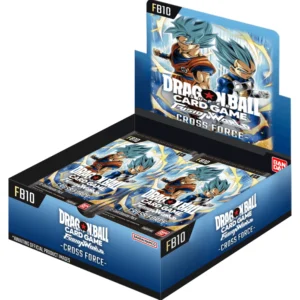 Dragon Ball Super Card Game Fusion World: Cross Force [FB10] Booster Box Til je Fusion World-decks naar een hoger niveau met Cross Force [FB10]. Deze uitbreiding introduceert nieuwe strategieën, krachtige kaarten en extra ondersteuning voor populaire archetypes, waardoor zowel competitieve spelers als verzamelaars volop nieuwe mogelijkheden krijgen. Cross Force legt de focus op de populaire Evolve- en Ki-mechanics, waarbij timing, resource management en slimme beslissingen centraal staan. Of je nu jouw favoriete deck verder wilt optimaliseren of nieuwe strategieën wilt ontdekken, deze set biedt tal van kaarten die bestaande decks versterken én nieuwe speelstijlen mogelijk maken. Naast de gameplay bevat Cross Force ook prachtige illustraties en verzamelwaardige kaarten die deze release interessant maken voor verzamelaars. Van indrukwekkende alternatieve artwork kaarten tot zeldzame pulls: iedere booster biedt nieuwe kansen om jouw collectie uit te breiden. Hoogtepunten van de set Nieuwe ondersteuning voor Fusion World-strategieën Extra focus op Evolve- en Ki-mechanics Nieuwe kaarten voor competitieve decks Prachtige illustraties en verzamelwaardige varianten Interessant voor zowel spelers als verzamelaars Inhoud 1 Booster Box 24 Booster Packs per box Kaarten per booster pack volgens officiële Fusion World-configuratie Waarom kiezen voor Cross Force? Perfect voor het upgraden van bestaande decks Nieuwe strategieën en deckmogelijkheden Kans op zeldzame en bijzondere kaarten Ideaal voor box breaks, verzamelaars en spelers Een belangrijke uitbreiding binnen de Fusion World-serie Of je nu op zoek bent naar nieuwe kaarten voor je deck, je collectie wilt uitbreiden of simpelweg wilt genieten van het openen van een volledige boosterbox, Cross Force [FB10] biedt een uitstekende combinatie van speelbaarheid en verzamelwaarde.