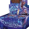Flesh and Blood TCG – Omens of the Third Age Booster Display (24 Packs) – Engels Challenge the omens. Ride the Lightning! Onheilspellende symbolen verlichten de hemel boven Rathe — eeuwenoude voortekens die wijzen op een duistere toekomst niet meer gezien sinds het Derde Tijdperk. Omens of the Third Age is de 19e grote booster set van het razend populaire Flesh and Blood TCG, en brengt een elektrificerende ervaring vol Lightning-magie, ancient secrets en epische storytelling naar het slagveld. Aurora en Oscilio reizen naar de Auric Keep diep in de Nebulus Rift om de hulp in te schakelen van de mysterieuze Zyggy Starlight. Samen moeten ze de kracht van de Lightning Flow beheersen, de geheimen van het Third Age ontsluieren en de naderende dreiging stoppen voordat heel Rathe corrupteert. Deze set introduceert maar liefst drie Lightning heroes uit drie verschillende klassen: de geliefde fan-favorite Aurora (Lightning Runeblade) is terug met haar signature go-fast gameplan en een paar verbluffende nieuwe tricks, Oscilio keert terug in compleet nieuwe vorm, én de gloednieuwe Zyggy Starlight (Lightning Illusionist) maakt zijn TCG-debut. De gloednieuwe Lightning Flow mechanic creëert een werkelijk uniek strategisch slagveld: bouw en vernietig Lightning Flow tokens om je tegenstander te overbluffen in een storm van bliksem. Booster Draft en Sealed Deck gameplay is werkelijk elektrificerend! Inhoud van de Booster Display: 24x Omens of the Third Age Booster Packs 16 kaarten per pack (volgens Flesh & Blood standaard pack-structuur) Pack breakdown (per pack): 11x Commons 2x Rare of Majestic (1 Rare + 1 Rare/Majestic) 1x Rainbow Foil (any rarity) 2x Basic (1 Basic + 1 Basic/Expansion Slot/Legendary/Marvel/Fabled) 1x Cold Foil per 24 packs (vervangt een Basic — gegarandeerd 1 per box!) Set composition (251 kaarten totaal): 1x Fabled 12x Marvel 5x Legendary 37x Majestic 60x Rare 134x Common 14x Basic Hoogtepunten van de set: 3 Lightning Heroes met unieke playstyles: Aurora — Lightning Runeblade (returning fan-favorite) Oscilio — Returning hero in nieuwe Lightning-vorm Zyggy Starlight — Brand-new Lightning Illusionist Hero klassen: Runeblade, Illusionist en Wizard Nieuwe Lightning Flow mechanic met token-strategie Setting: Auric Keep in de Nebulus Rift Gegarandeerd 1 Cold Foil per box Elektrificerende Booster Draft en Sealed Deck gameplay Standalone set — perfect voor instappers én veterans