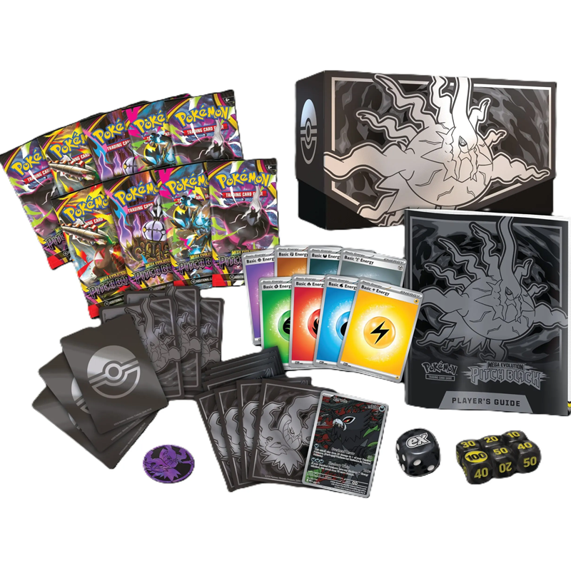 Pokémon TCG: Mega Evolution Pitch Black Elite Trainer Box - Afbeelding 3