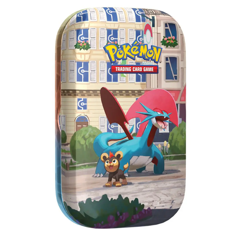 Pokémon TCG: Lumiose City Mini Tin Ontdek de charme van Lumiose City met deze prachtige Pokémon TCG Mini Tin. Geïnspireerd door de iconische stad uit de Kalos-regio combineert deze compacte verzamelbox exclusieve artwork, handige opslagruimte en spannende Pokémon booster packs in één stijlvol product. Elke Lumiose City Mini Tin bevat een uniek ontwerp en wordt geleverd met een bijpassende Pokémon art kaart. Verzamel alle verschillende uitvoeringen en combineer de art kaarten tot een complete afbeelding. Dankzij het compacte formaat is deze mini tin perfect om kaarten, accessoires of andere kleine verzamelitems in te bewaren. Naast de verzamelwaarde bevat iedere tin ook twee Pokémon TCG booster packs, waardoor je direct nieuwe kaarten kunt toevoegen aan je collectie. Inhoud 2 Pokémon TCG Booster Packs 1 Stickervel 1 Pokémon Art Card met hetzelfde artwork als de mini tin 1 Codekaart voor Pokémon TCG Live 1 Metalen Mini Tin Waarom kiezen voor de Lumiose City Mini Tin? Geïnspireerd door Lumiose City uit de Kalos-regio Inclusief 2 Pokémon TCG booster packs Unieke verzamelbare artwork-uitvoeringen Bevat een exclusieve Pokémon art kaart Handig formaat voor opslag en presentatie Perfect voor verzamelaars en Pokémon-fans Of je nu jouw collectie wilt uitbreiden, op zoek bent naar een leuk cadeau of alle verschillende designs wilt verzamelen, de Lumiose City Mini Tin biedt een leuke combinatie van verzamelwaarde en Pokémon-openingsplezier. Let op: Bij bestelling van één losse mini tin ontvang je willekeurig één van de beschikbare artwork-varianten, tenzij anders vermeld. De inhoud van booster packs is willekeurig samengesteld. Specifieke kaarten of zeldzaamheden kunnen niet worden gegarandeerd.