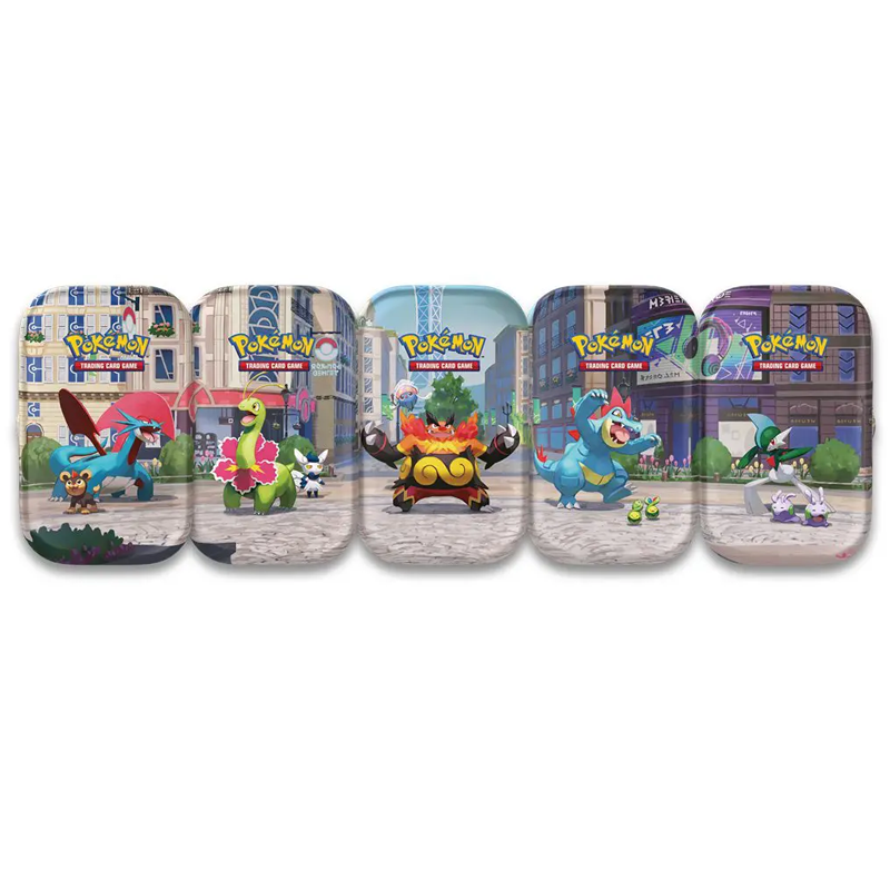 Pokémon TCG: Lumiose City Mini Tin Ontdek de charme van Lumiose City met deze prachtige Pokémon TCG Mini Tin. Geïnspireerd door de iconische stad uit de Kalos-regio combineert deze compacte verzamelbox exclusieve artwork, handige opslagruimte en spannende Pokémon booster packs in één stijlvol product. Elke Lumiose City Mini Tin bevat een uniek ontwerp en wordt geleverd met een bijpassende Pokémon art kaart. Verzamel alle verschillende uitvoeringen en combineer de art kaarten tot een complete afbeelding. Dankzij het compacte formaat is deze mini tin perfect om kaarten, accessoires of andere kleine verzamelitems in te bewaren. Naast de verzamelwaarde bevat iedere tin ook twee Pokémon TCG booster packs, waardoor je direct nieuwe kaarten kunt toevoegen aan je collectie. Inhoud 2 Pokémon TCG Booster Packs 1 Stickervel 1 Pokémon Art Card met hetzelfde artwork als de mini tin 1 Codekaart voor Pokémon TCG Live 1 Metalen Mini Tin Waarom kiezen voor de Lumiose City Mini Tin? Geïnspireerd door Lumiose City uit de Kalos-regio Inclusief 2 Pokémon TCG booster packs Unieke verzamelbare artwork-uitvoeringen Bevat een exclusieve Pokémon art kaart Handig formaat voor opslag en presentatie Perfect voor verzamelaars en Pokémon-fans Of je nu jouw collectie wilt uitbreiden, op zoek bent naar een leuk cadeau of alle verschillende designs wilt verzamelen, de Lumiose City Mini Tin biedt een leuke combinatie van verzamelwaarde en Pokémon-openingsplezier. Let op: Bij bestelling van één losse mini tin ontvang je willekeurig één van de beschikbare artwork-varianten, tenzij anders vermeld. De inhoud van booster packs is willekeurig samengesteld. Specifieke kaarten of zeldzaamheden kunnen niet worden gegarandeerd.