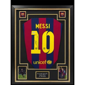 Lionel Messi – Gesigneerd FC Barcelona Shirt | Professioneel Ingelijst & Gecertificeerd