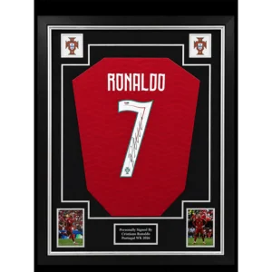 Cristiano Ronaldo – Gesigneerd Portugal WK 2026 Shirt | Professioneel Ingelijst & Gecertificeerd