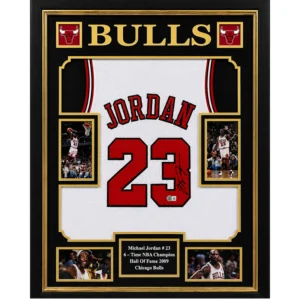 Michael Jordan #23 – Gesigneerde Chicago Bulls Lijst | 6× NBA Champion | Hall of Fame 2009 | Professioneel Ingelijst & Gecertificeerd