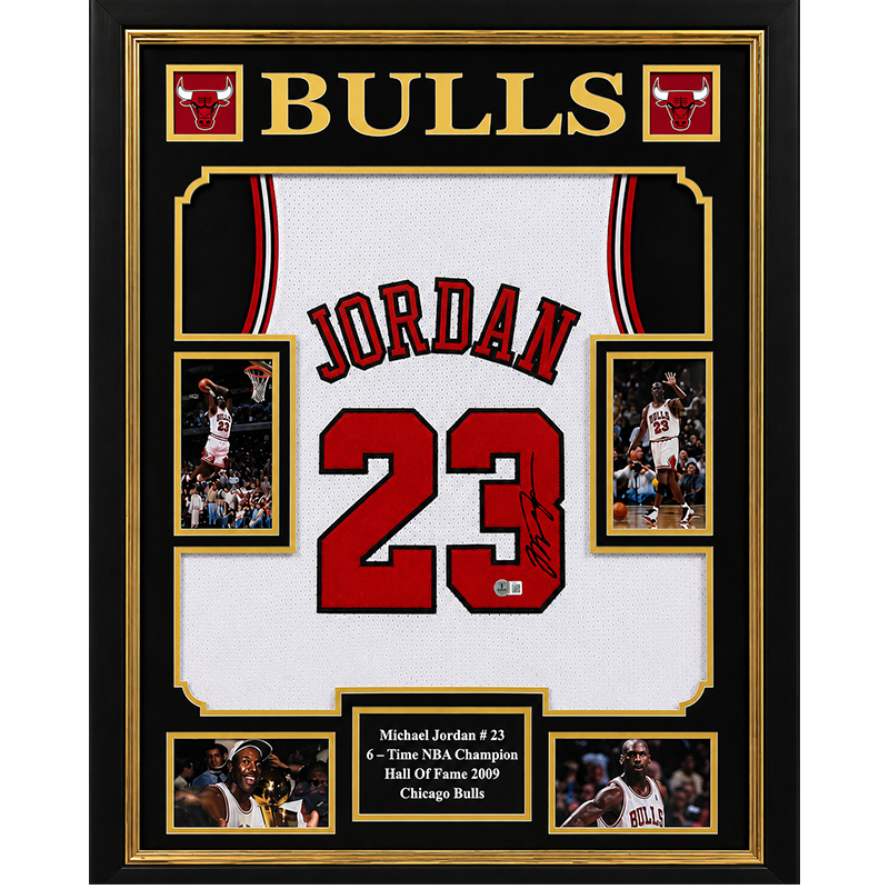 Michael Jordan #23 – Gesigneerde Chicago Bulls Lijst | 6× NBA Champion | Hall of Fame 2009 | Professioneel Ingelijst & Gecertificeerd