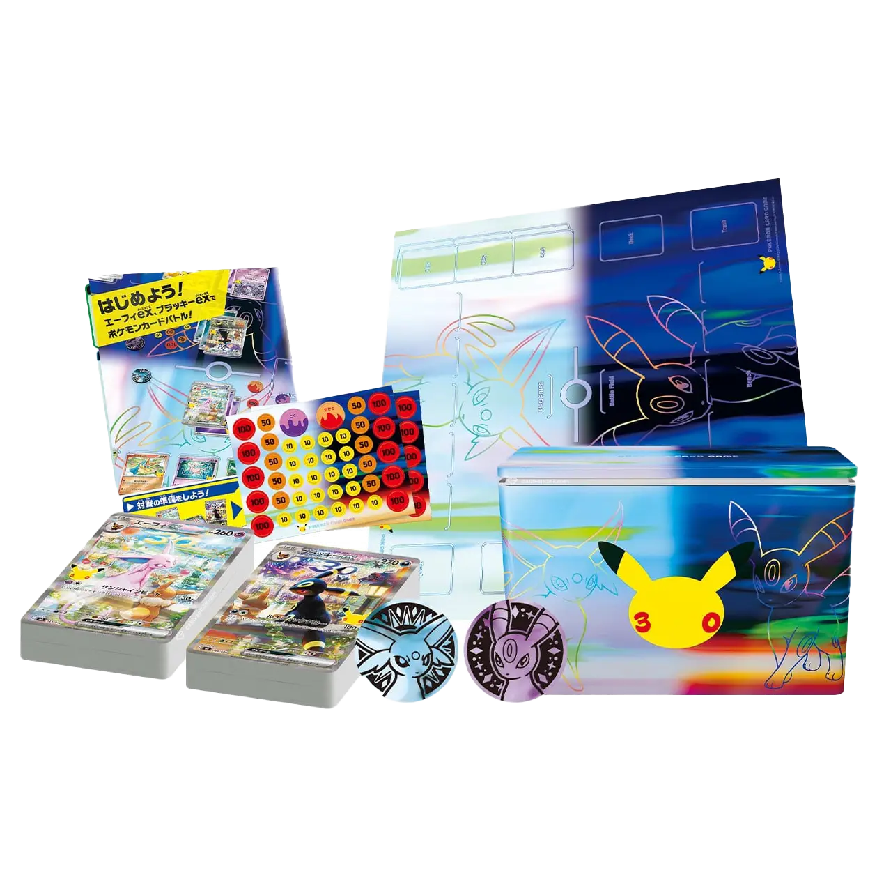 Pokemon - 30th Celebration Premium Deck Set Espeon & Umbreon (Japans) - Afbeelding 3