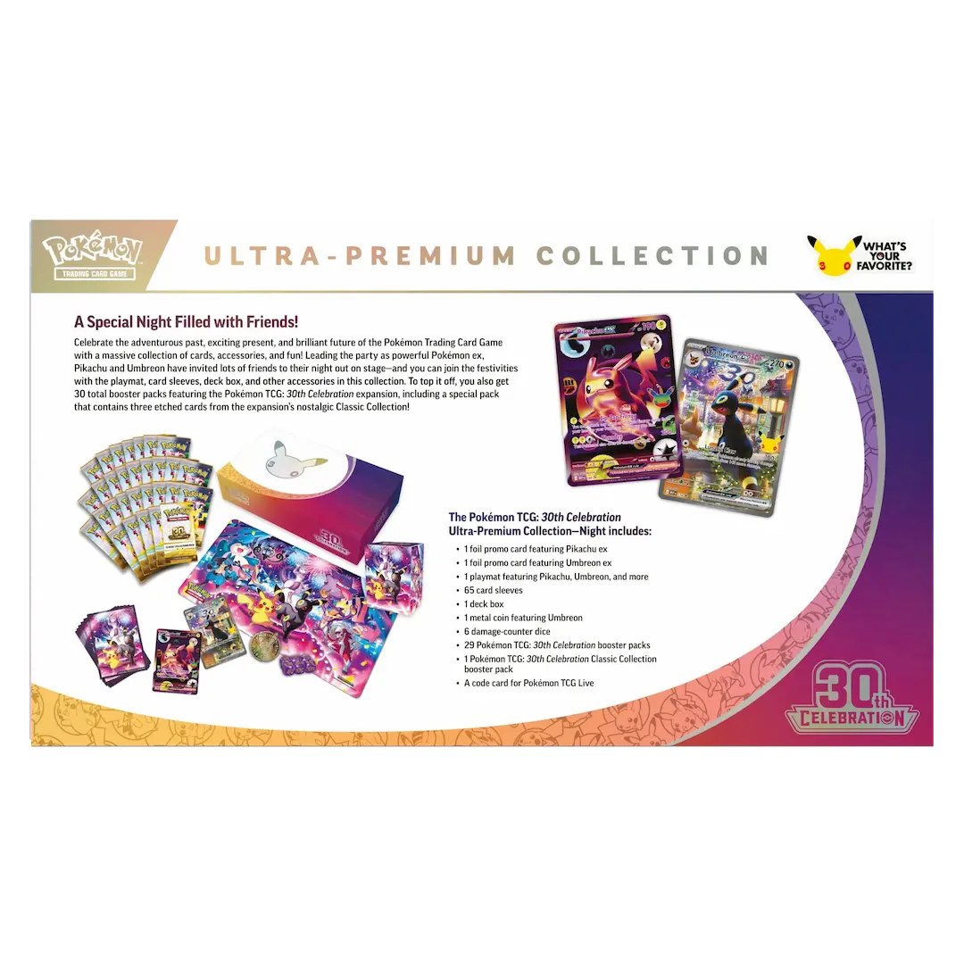 Pokemon - 30th Celebration Ultra-Premium Collection – Night Out Version - Afbeelding 2