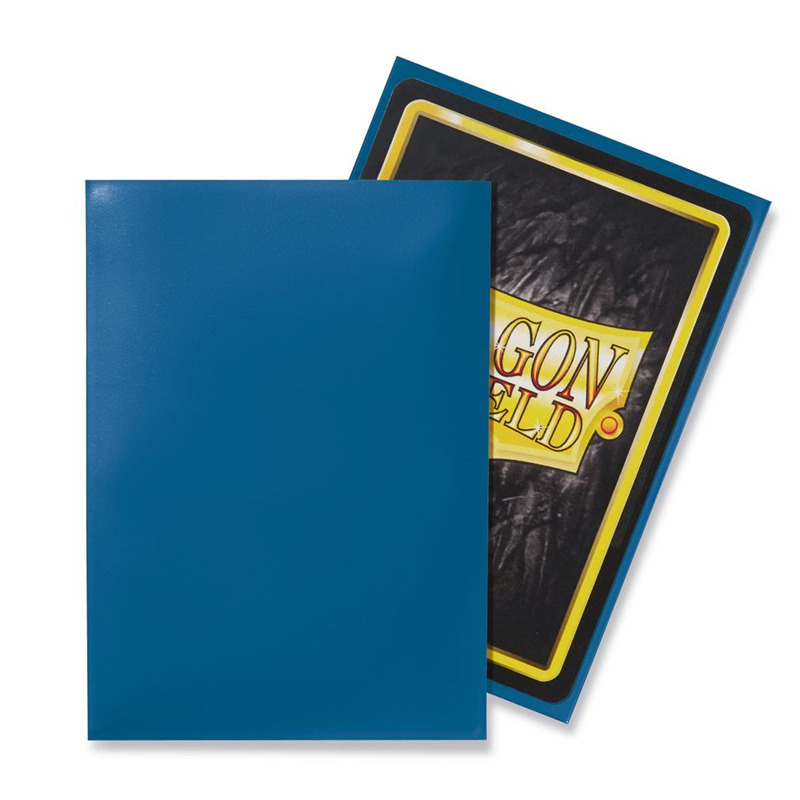 Dragon Shield – Standard Size Sleeves Blue – 100 Sleeves - Afbeelding 2