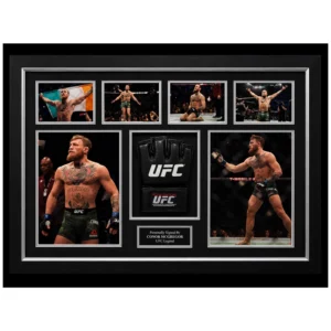 Conor McGregor – Gesigneerd UFC Display | Professioneel Ingelijst & Gecertificeerd