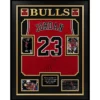 Michael Jordan #23 – Gesigneerde Chicago Bulls Lijst | 6× NBA Champion | Hall of Fame 2009 | Professioneel Ingelijst & Gecertificeerd RODE VERSIE