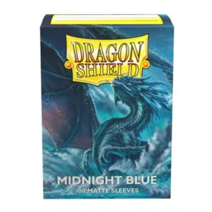 Dragon Shield – Standard Size Matte Sleeves Midnight Blue – 100 Sleeves Bescherm je kaarten tijdens het spelen en bewaren met de Dragon Shield Matte Midnight Blue Sleeves. Deze sleeves zijn gemaakt van extra stevig polypropyleen en bieden betrouwbare bescherming tegen slijtage, beschadigingen en gebogen hoekjes. Dankzij de matte afwerking zijn de sleeves prettig in gebruik en kun je je deck soepel schudden. Hierdoor zijn ze geschikt voor zowel casual spelers als competitief gebruik. Iedere verpakking bevat 100 sleeves en wordt geleverd met een stevige kartonnen deckbox met ruimte voor maximaal 75 gesleevde kaarten. SPECIFICATIES Merk: Dragon Shield Serie: Matte Inhoud: 100 sleeves Kleur: Midnight Blue Gemaakt van extra stevig polypropyleen Volledig PVC-vrij Matte afwerking voor soepel schudden Beschermt tegen slijtage en beschadigingen Helpt gebogen hoekjes te voorkomen Geschikt voor casual en competitief gebruik Inclusief kartonnen deckbox Deckbox geschikt voor maximaal 75 gesleevde kaarten