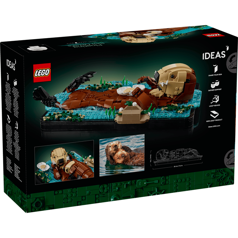 LEGO Ideas – Drijvende Zeeotters 21366 - Afbeelding 2