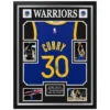 Stephen Curry – Gesigneerd Golden State Warriors Shirt | Professioneel Ingelijst & Gecertificeerd